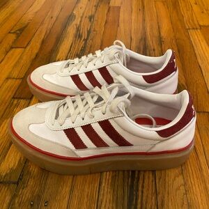 Red Adidas sambas